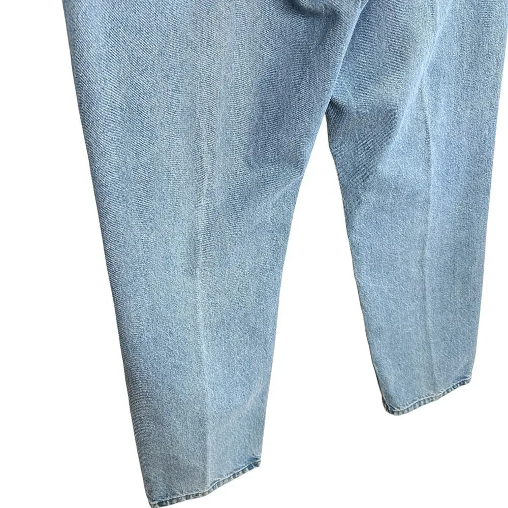 Carhartt Tapered Straight Traditional Fit Denim Jeans Light Wash Blue 40x29